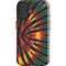 Liquid Blue Tie Dye - Rasta iPhone 16 Plus Impact Case
