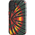 Liquid Blue Tie Dye - Rasta iPhone 16 Plus Impact Case