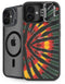 Liquid Blue Tie Dye - Rasta iPhone 16 Plus Kickstand Case