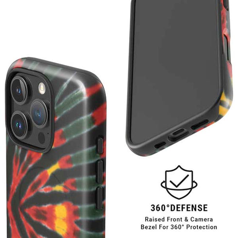 Liquid Blue Tie Dye - Rasta iPhone 16 Pro Max Magsafe Impact Case