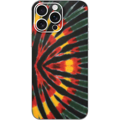 Liquid Blue Tie Dye - Rasta iPhone 16 Pro Max Skin