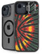 Liquid Blue Tie Dye - Rasta iPhone 16e Kickstand Case