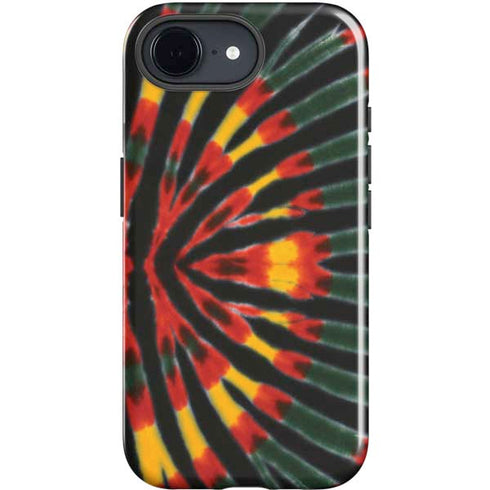 Liquid Blue Tie Dye - Rasta iPhone 16e Impact Case