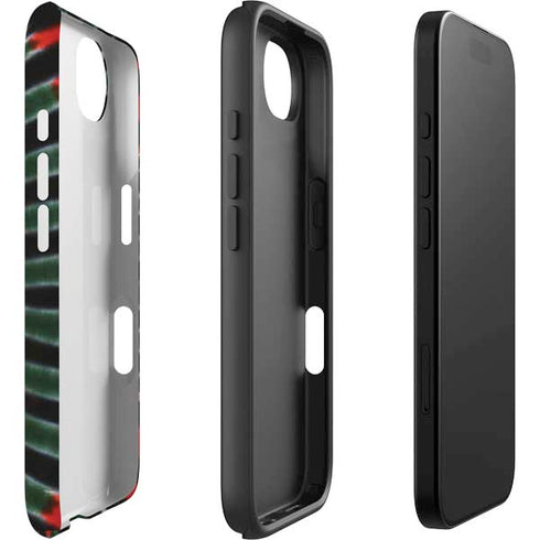 Liquid Blue Tie Dye - Rasta iPhone 16e Impact Case