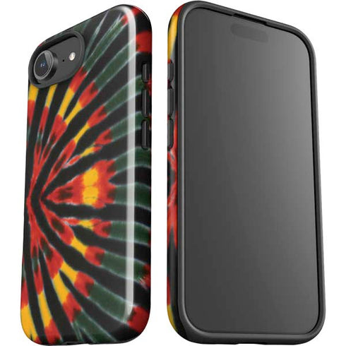 Liquid Blue Tie Dye - Rasta iPhone 16e Impact Case