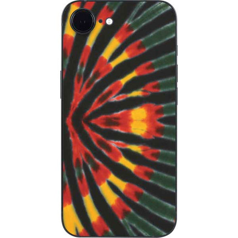 Liquid Blue Tie Dye - Rasta iPhone 16e Skin