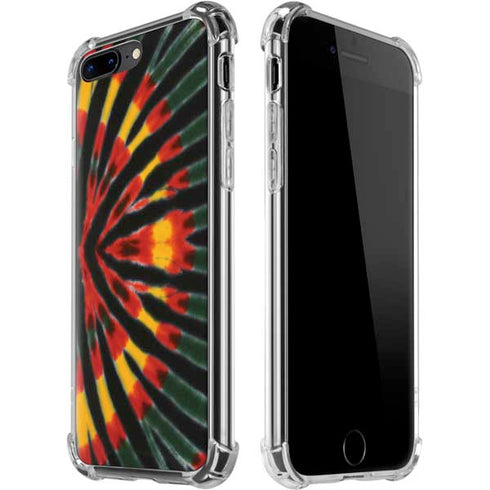 Liquid Blue Tie Dye - Rasta iPhone Cases