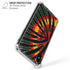 Liquid Blue Tie Dye - Rasta iPhone X/XS Clear Case