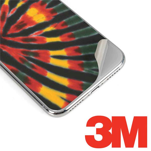 Liquid Blue Tie Dye - Rasta iPhone XS Max Skin