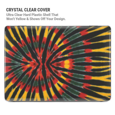 Liquid Blue Tie Dye - Rasta MacBook Pro 14in (2021-24) Case plus Skin