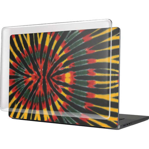 Liquid Blue Tie Dye - Rasta MacBook Cases