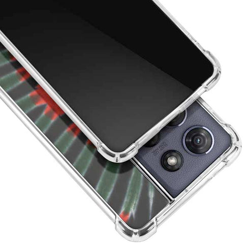 Liquid Blue Tie Dye - Rasta Moto G 5G (2025) Clear Case