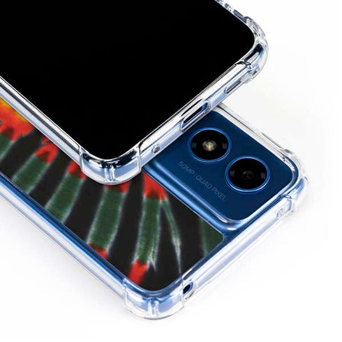 Liquid Blue Tie Dye - Rasta Moto G 5G (2024) Clear Case