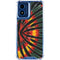 Liquid Blue Tie Dye - Rasta Moto G Play 4G (2024) Clear Case