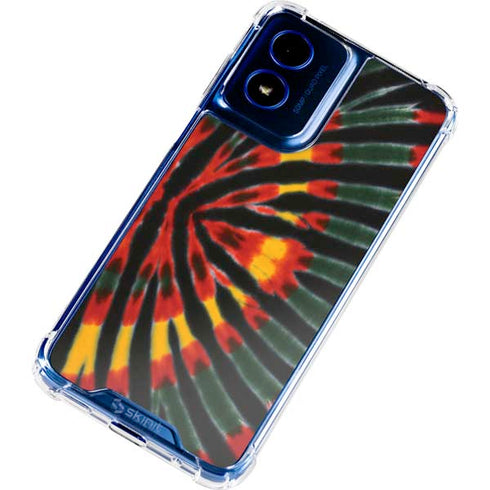 Liquid Blue Tie Dye - Rasta Moto G Play 4G (2024) Clear Case