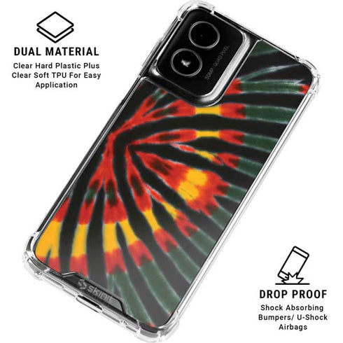 Liquid Blue Tie Dye - Rasta Moto G Power 5G (2024) Clear Case