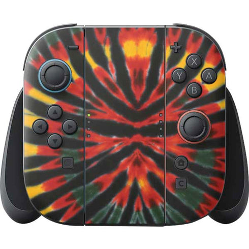 Liquid Blue Tie Dye - Rasta Nintendo Skins