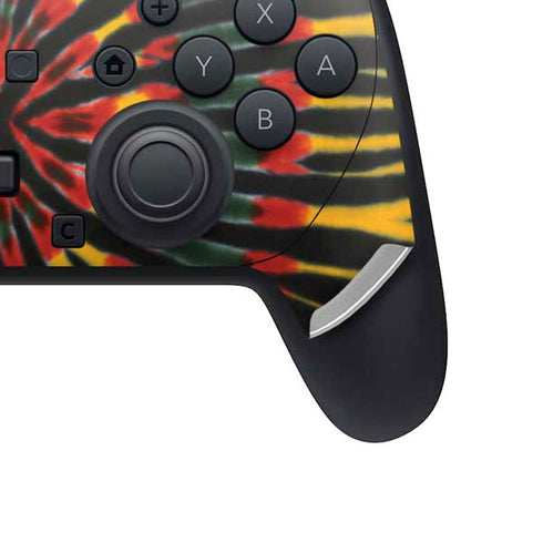Liquid Blue Tie Dye - Rasta Nintendo Switch 2 (2025) Pro Controller Skin