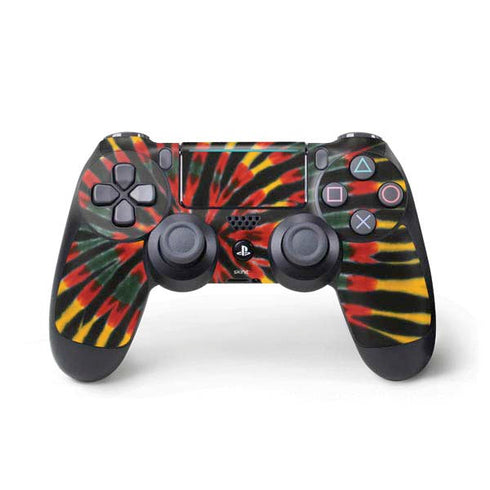 Liquid Blue Tie Dye - Rasta PS4 Pro/Slim Controller Skin