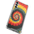 Liquid Blue Tie Dye - Rasta Spiral Galaxy A13 5G Clear Case