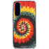 Liquid Blue Tie Dye - Rasta Spiral Galaxy A36 5G Clear Case
