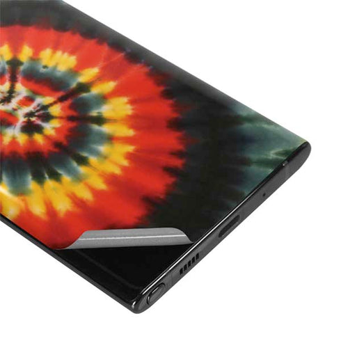 Liquid Blue Tie Dye - Rasta Spiral Galaxy Note 10 Plus Skin