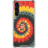 Liquid Blue Tie Dye - Rasta Spiral Galaxy S24 FE Clear Case