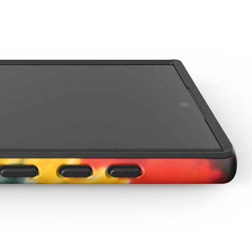 Liquid Blue Tie Dye - Rasta Spiral Galaxy S25 Ultra Impact Case