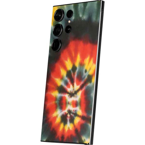 Liquid Blue Tie Dye - Rasta Spiral Galaxy S25 Ultra Skin