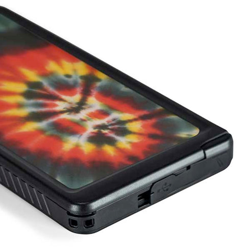 Liquid Blue Tie Dye - Rasta Spiral Galaxy S24 Ultra Waterproof Case
