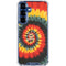 Liquid Blue Tie Dye - Rasta Spiral Galaxy S25 Clear Case