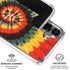 Liquid Blue Tie Dye - Rasta Spiral Galaxy S26 Plus Clear Case