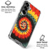 Liquid Blue Tie Dye - Rasta Spiral Galaxy S26 Plus Clear Case