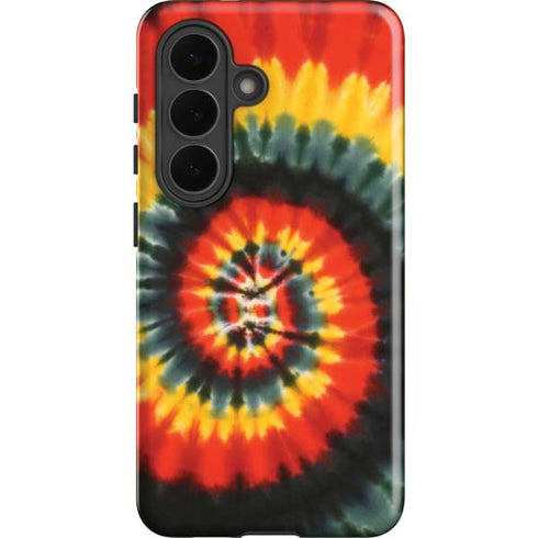 Liquid Blue Tie Dye - Rasta Spiral Galaxy S26 Plus Impact Case