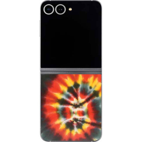 Liquid Blue Tie Dye - Rasta Spiral Galaxy Z Flip6 Skin