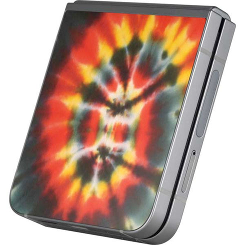 Liquid Blue Tie Dye - Rasta Spiral Galaxy Z Flip6 Skin