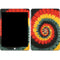 Liquid Blue Tie Dye - Rasta Spiral Apple iPad Skin