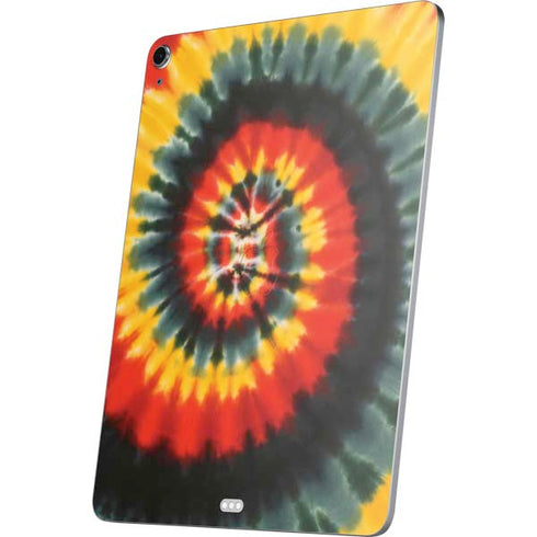 Liquid Blue Tie Dye - Rasta Spiral Apple iPad Air Skin