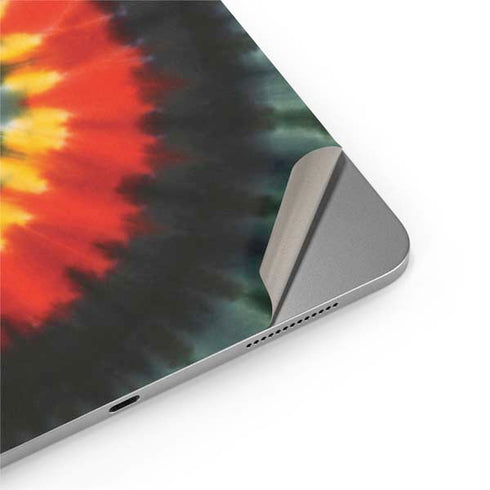 Liquid Blue Tie Dye - Rasta Spiral Apple iPad Air Skin