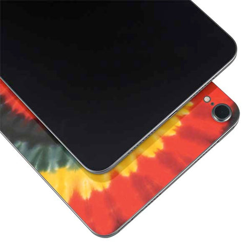 Liquid Blue Tie Dye - Rasta Spiral Apple iPad Mini Skin