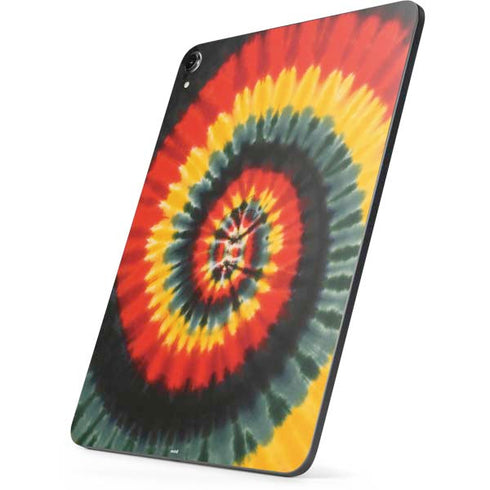 Liquid Blue Tie Dye - Rasta Spiral Apple iPad Pro Skin