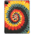 Liquid Blue Tie Dye - Rasta Spiral iPad Pro 11in (2024) Clear Case