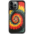Liquid Blue Tie Dye - Rasta Spiral iPhone Cases