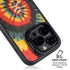 Liquid Blue Tie Dye - Rasta Spiral iPhone 13 Pro Max Kickstand Case