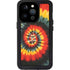 Liquid Blue Tie Dye - Rasta Spiral iPhone 15 Pro Waterproof Case