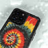 Liquid Blue Tie Dye - Rasta Spiral iPhone 15 Pro Waterproof Case