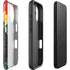 Liquid Blue Tie Dye - Rasta Spiral iPhone 16 Impact Case