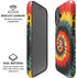 Liquid Blue Tie Dye - Rasta Spiral iPhone 16 Plus Magsafe Impact Case