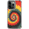 Liquid Blue Tie Dye - Rasta Spiral iPhone 16 Pro Clear Case
