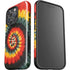 Liquid Blue Tie Dye - Rasta Spiral iPhone 16 Pro Impact Case